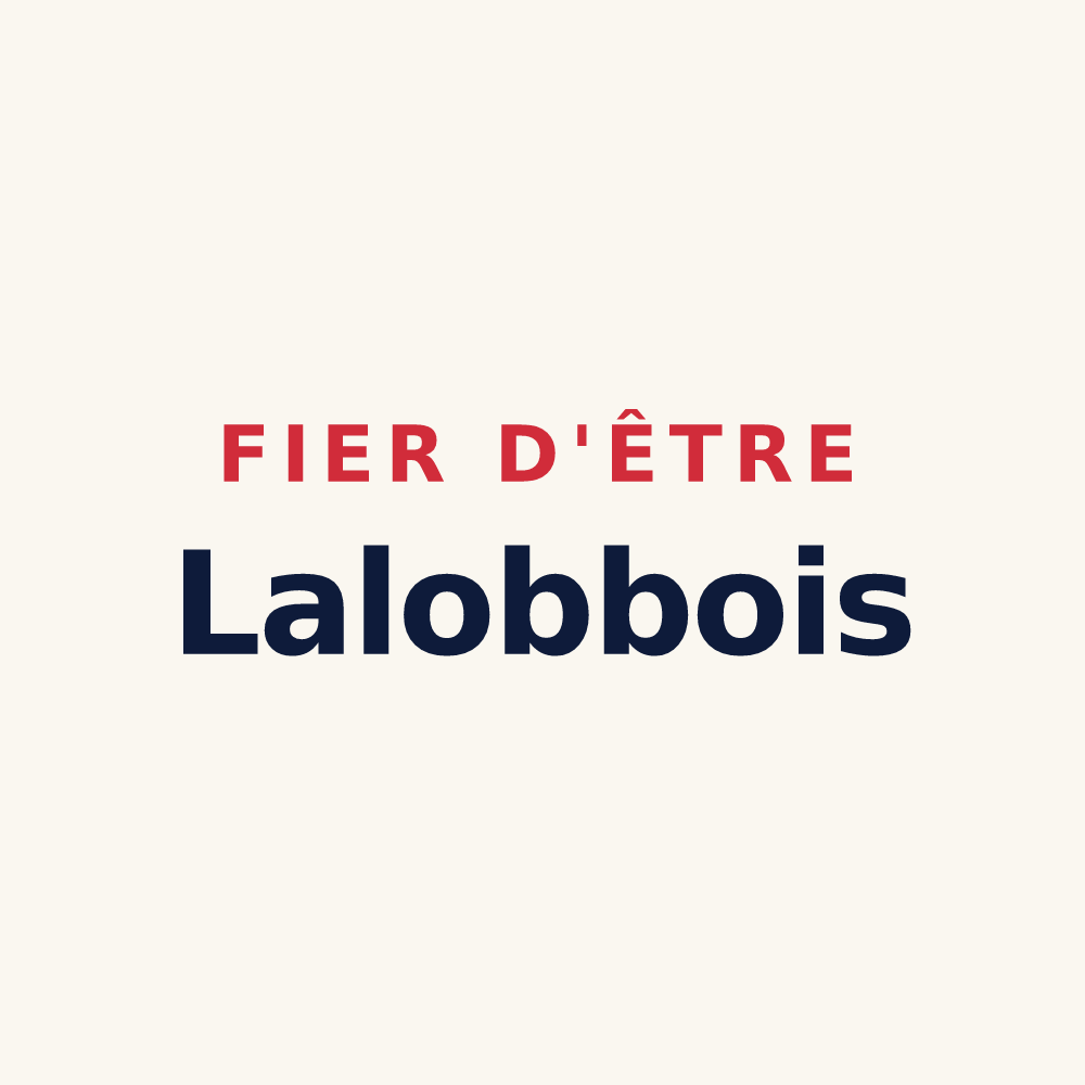Tasse « Fier d'être Lalobbois » — design pour Lalobbe
