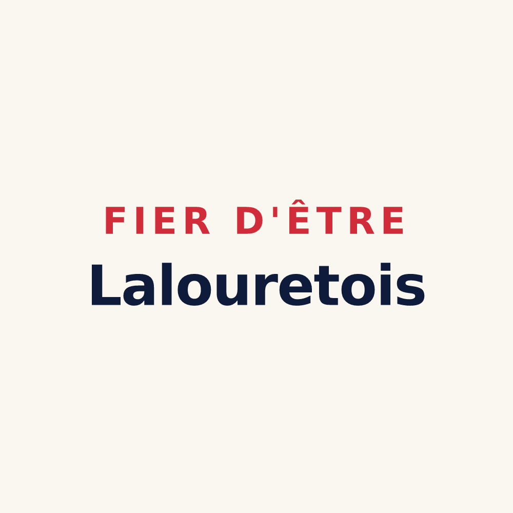 Tasse « Fier d'être Lalouretois » — design pour Lalouret-Laffiteau