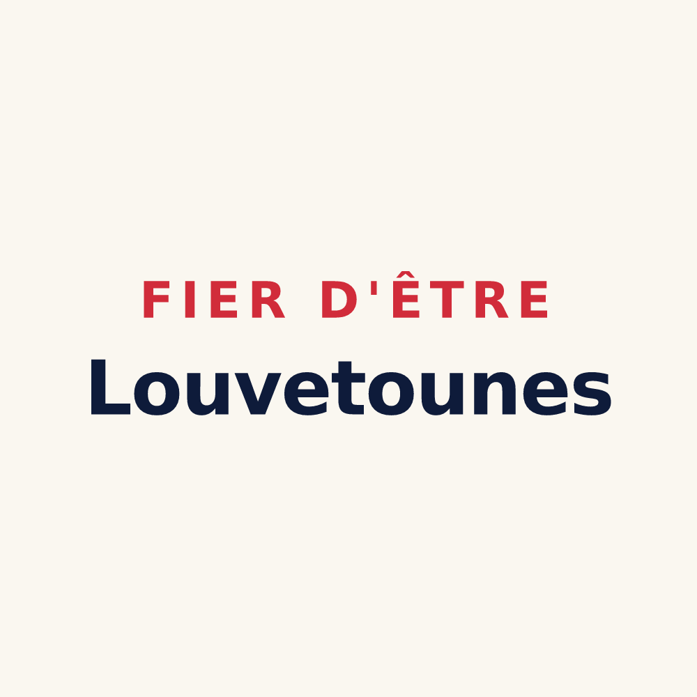 Tasse « Fier d'être Louvetounes » — design pour Lalouvesc