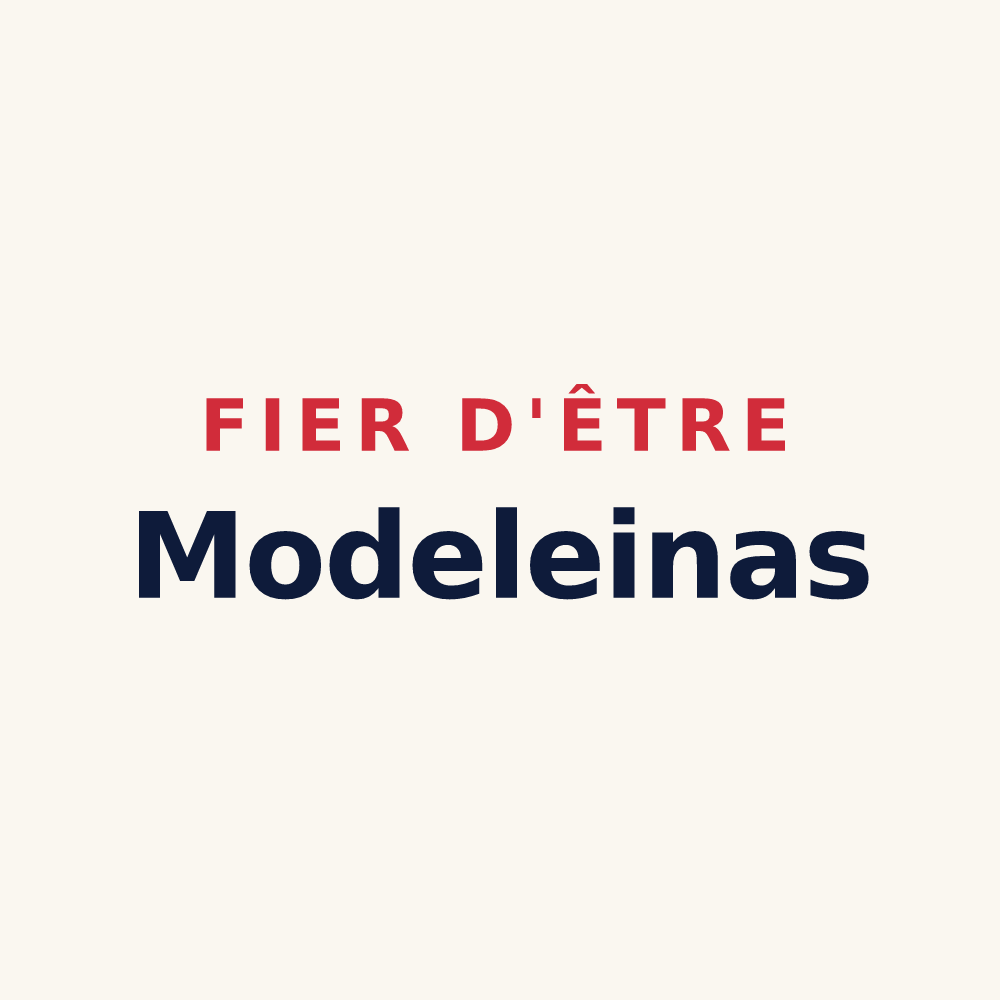 Tasse « Fier d'être Modeleinas » — design pour Lamadeleine-Val-des-Anges