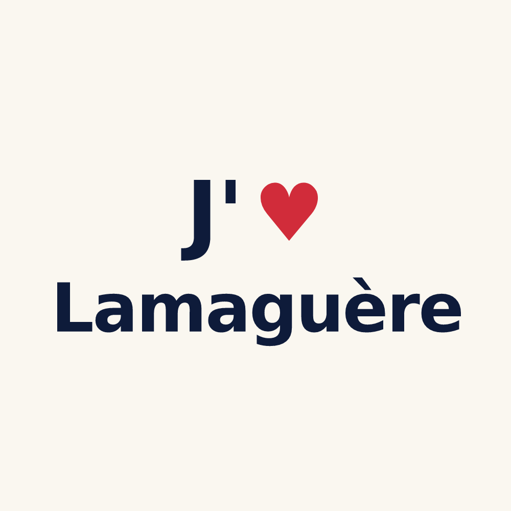 Tasse personnalisée Lamaguère — design J'aime Lamaguère