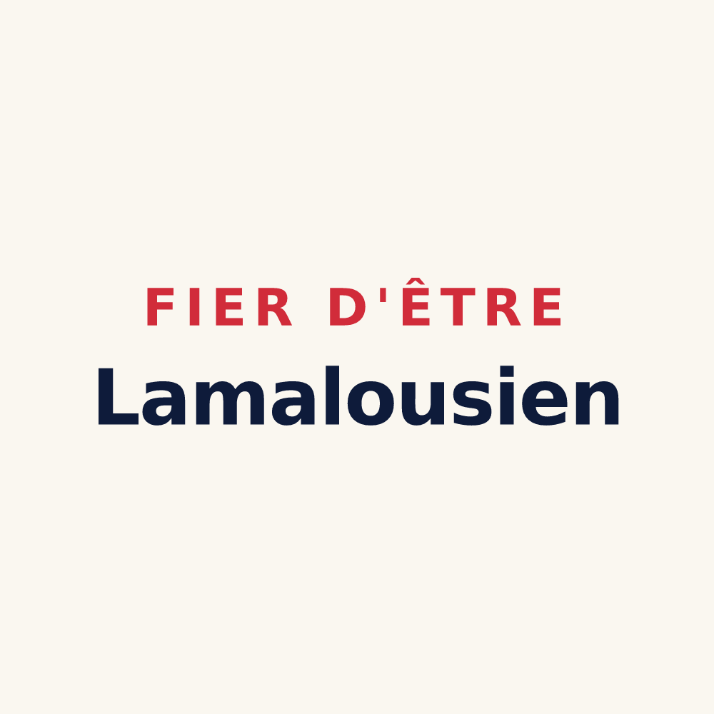 Tasse « Fier d'être Lamalousien » — design pour Lamalou-les-Bains