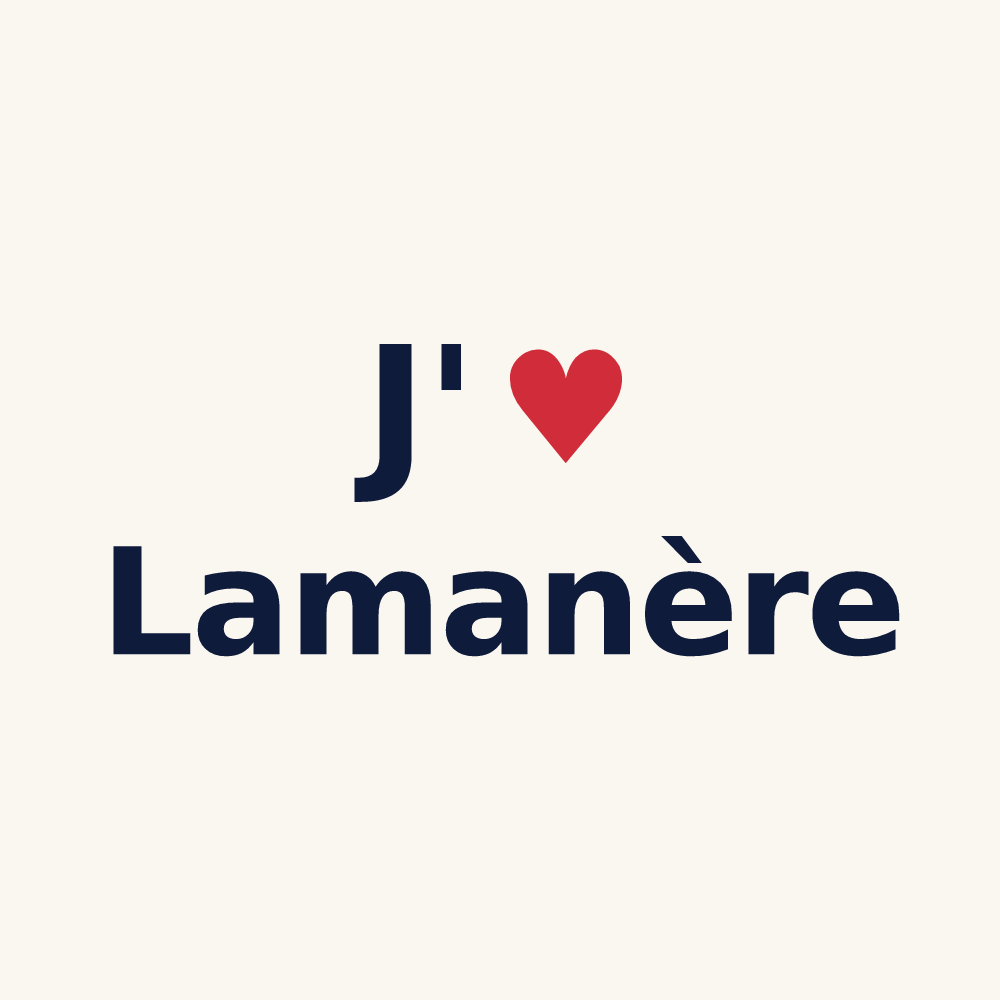 Tasse personnalisée Lamanère — design J'aime Lamanère