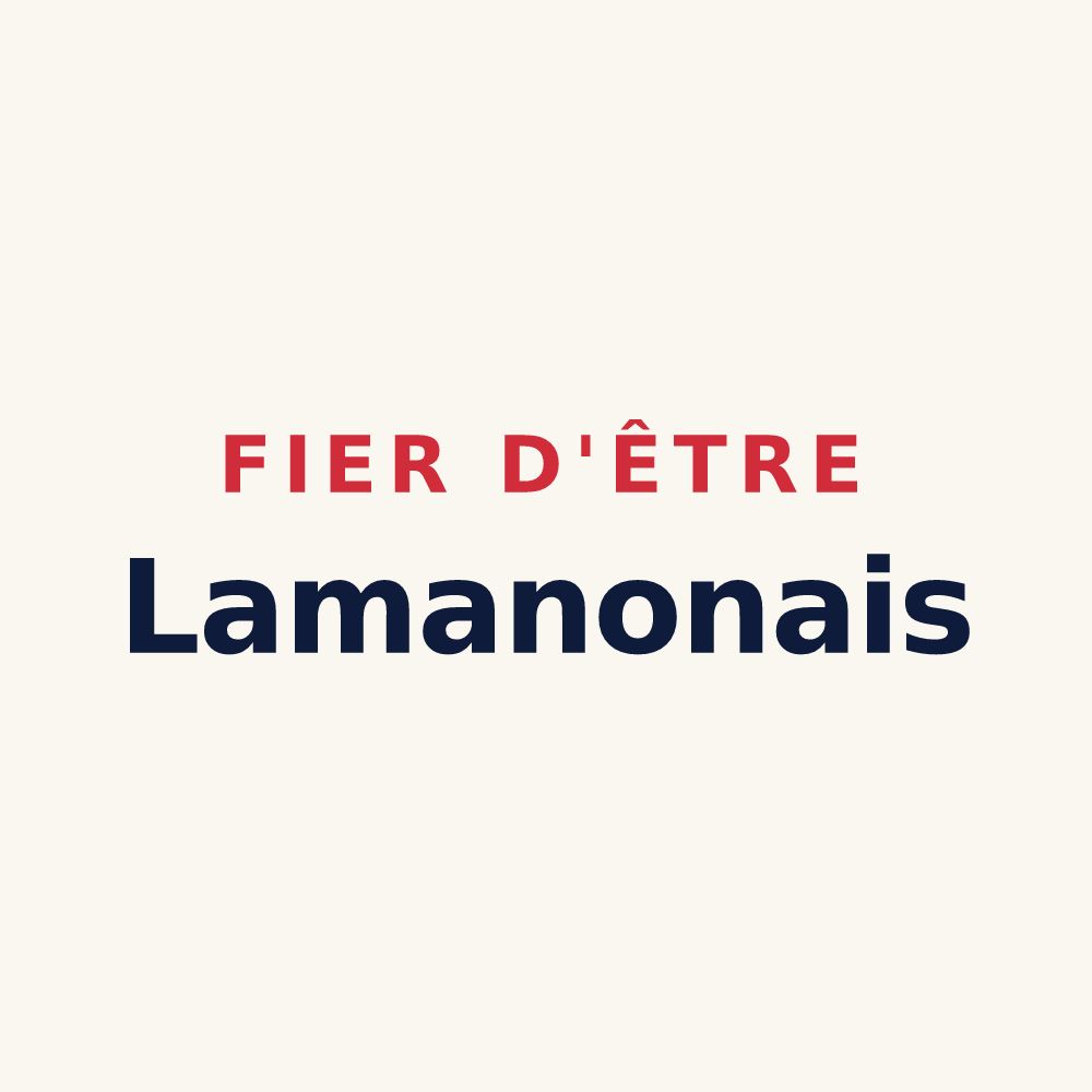 Tasse « Fier d'être Lamanonais » — design pour Lamanon