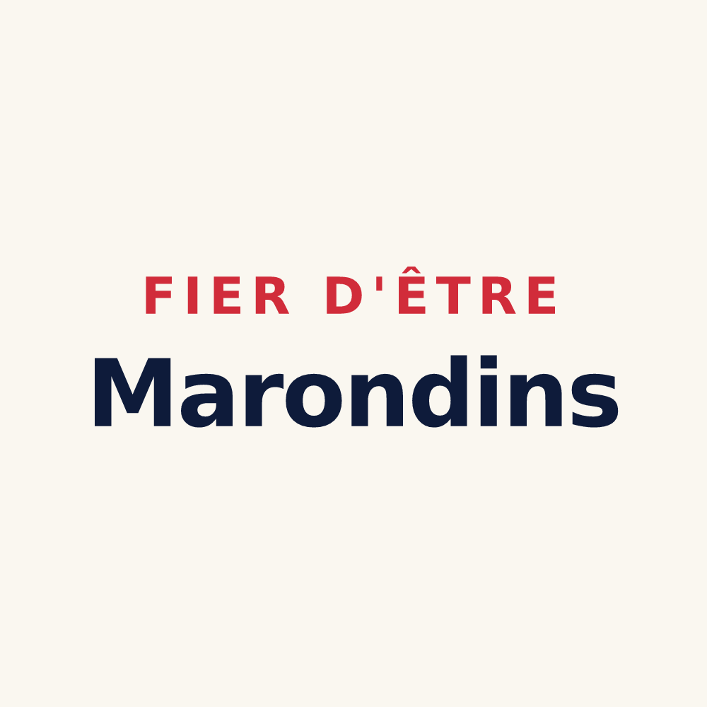 Tasse « Fier d'être Marondins » — design pour Lamaronde