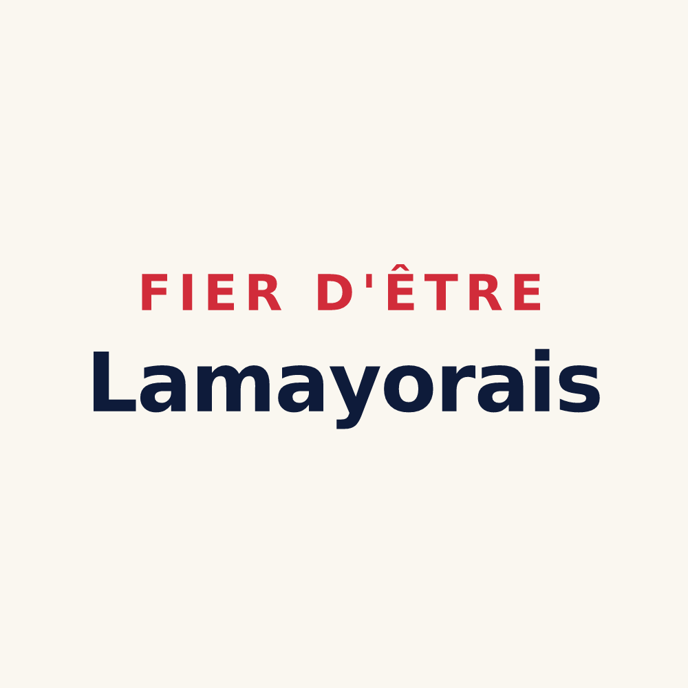Tasse « Fier d'être Lamayorais » — design pour Lamayou