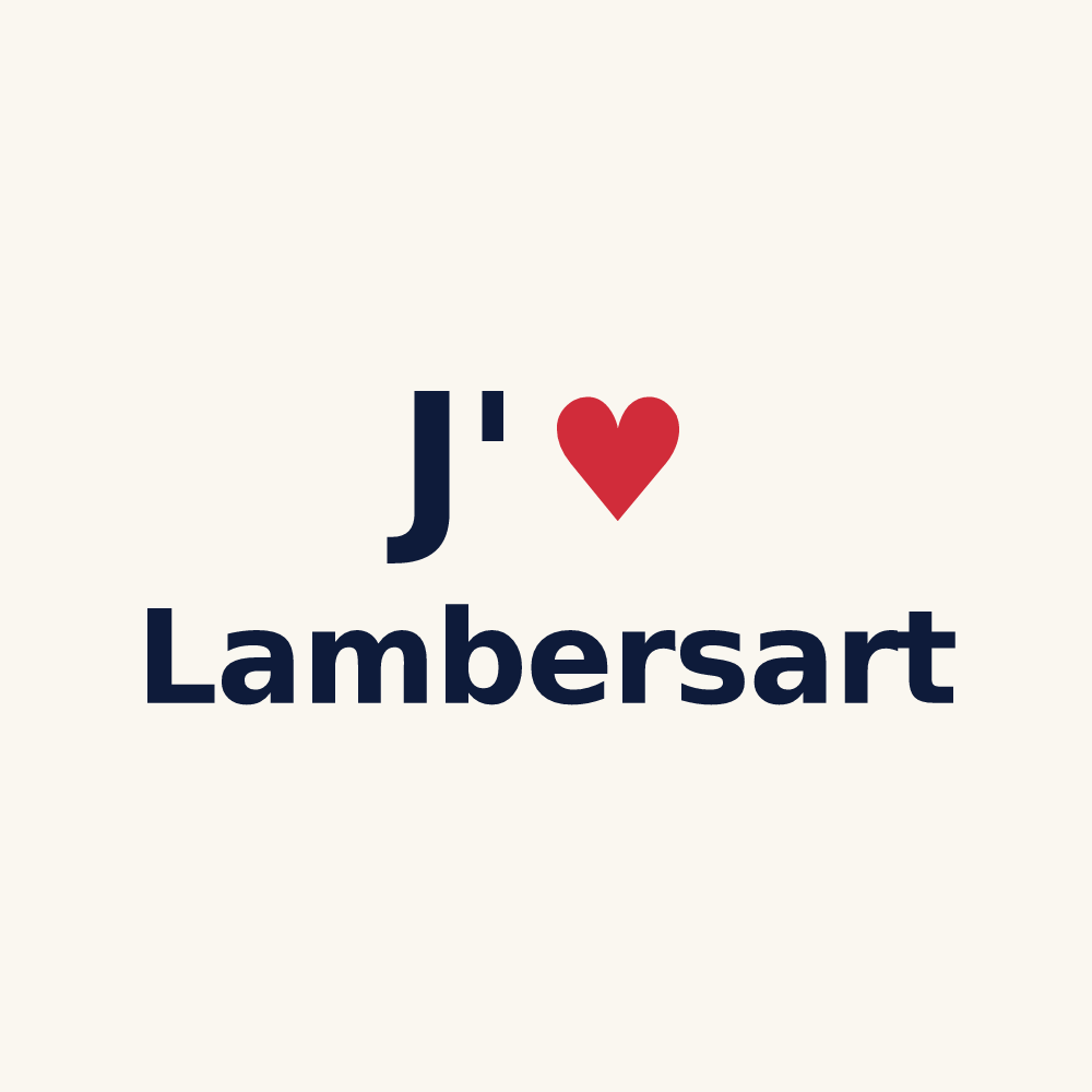 Tasse personnalisée Lambersart — design J'aime Lambersart
