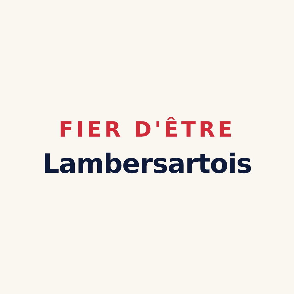 Tasse « Fier d'être Lambersartois » — design pour Lambersart
