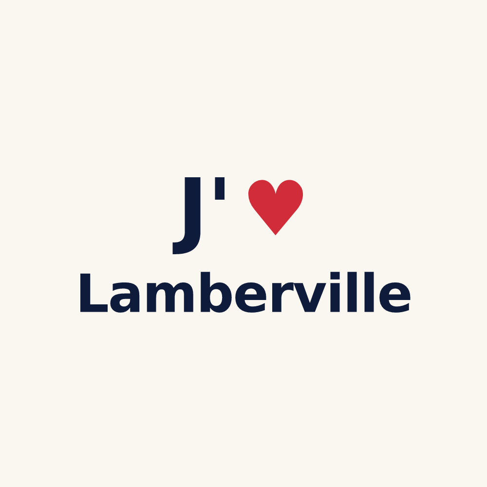 Tasse personnalisée Lamberville — design J'aime Lamberville