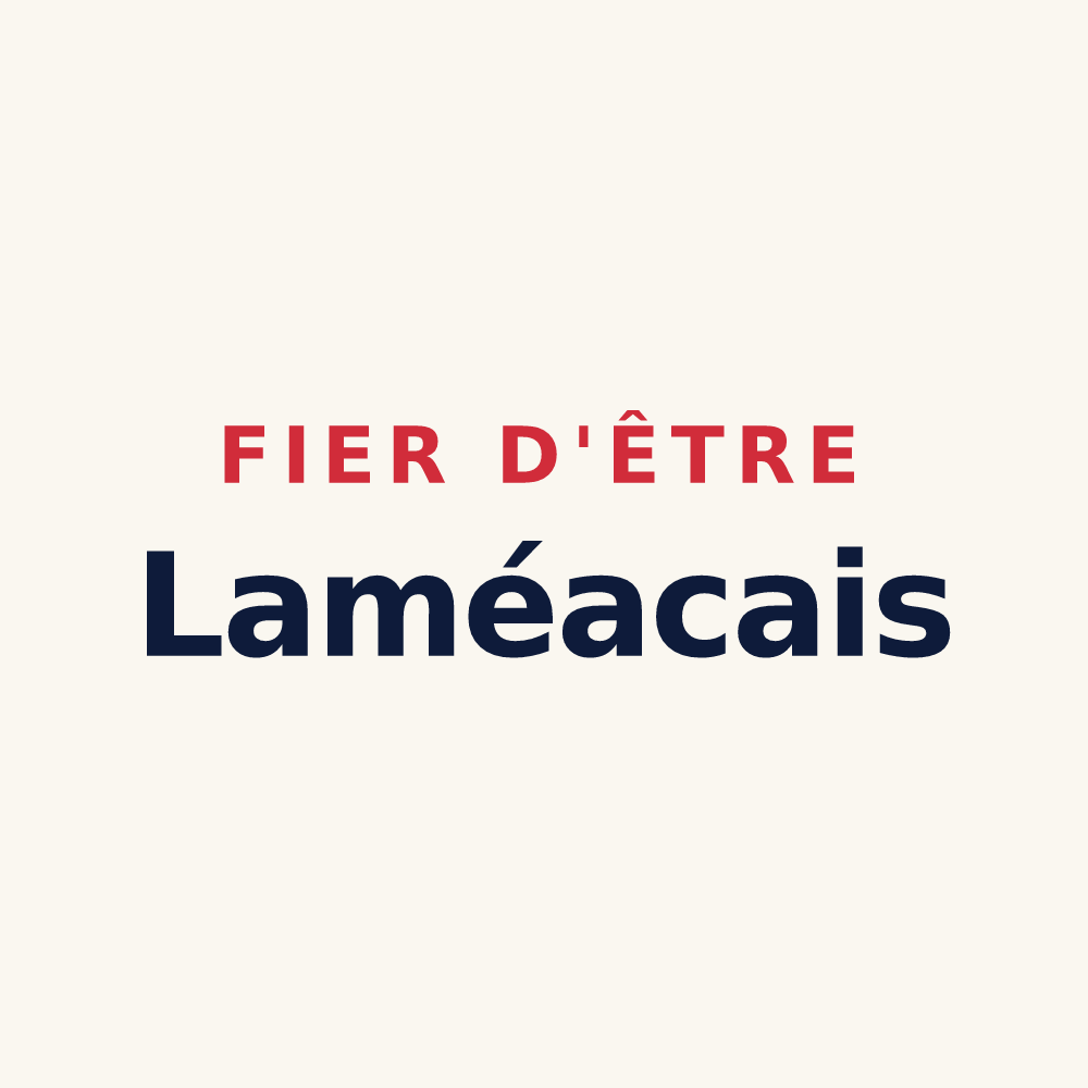 Tasse « Fier d'être Laméacais » — design pour Laméac
