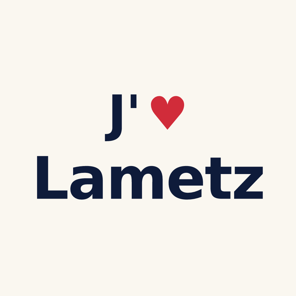 Tasse personnalisée Lametz — design J'aime Lametz