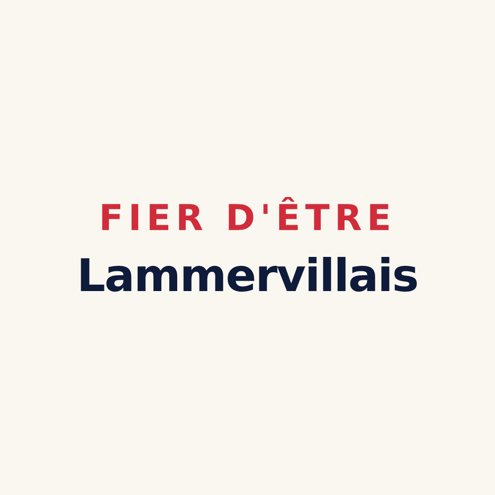 Tasse « Fier d'être Lammervillais » — design pour Lammerville