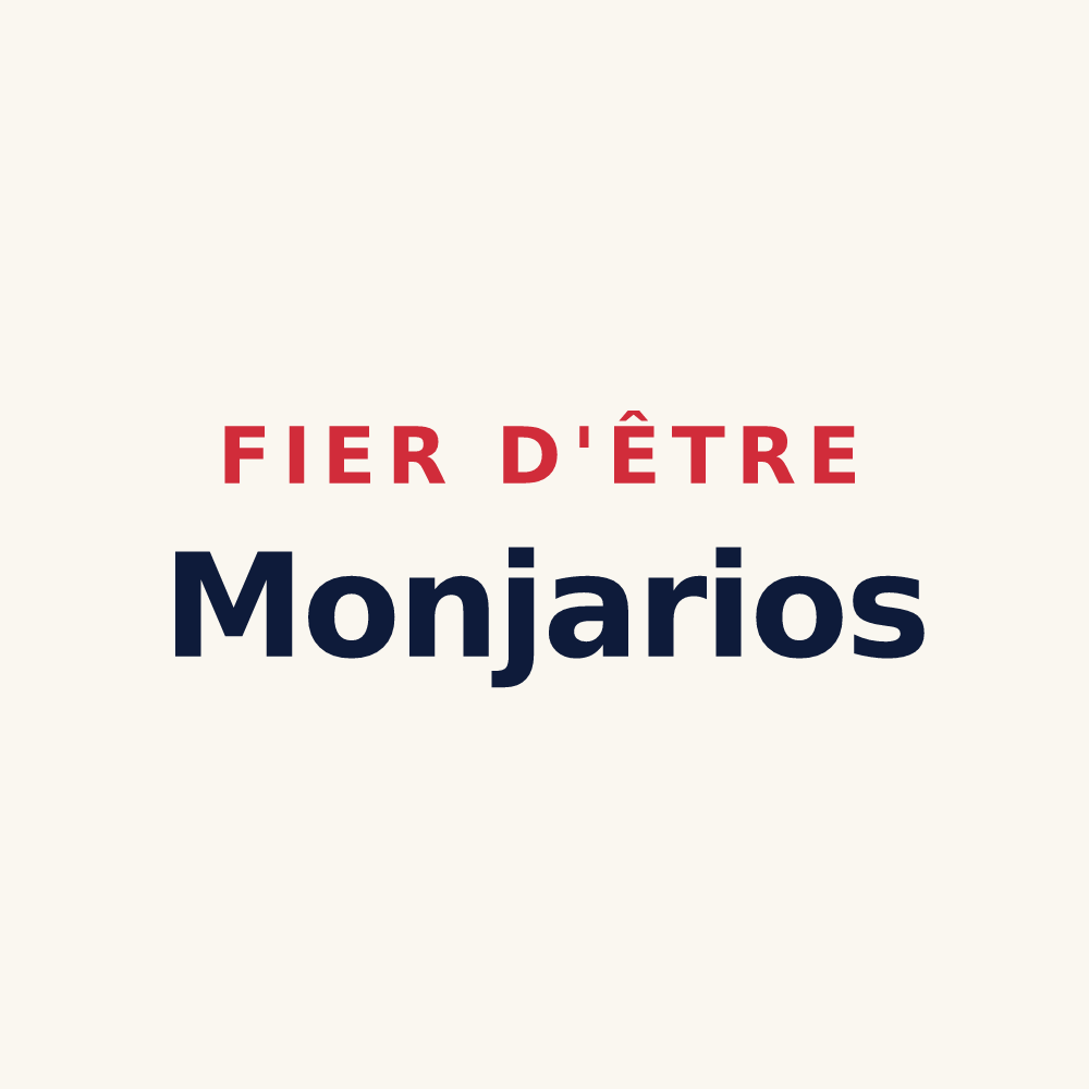 Tasse « Fier d'être Monjarios » — design pour Lamongerie