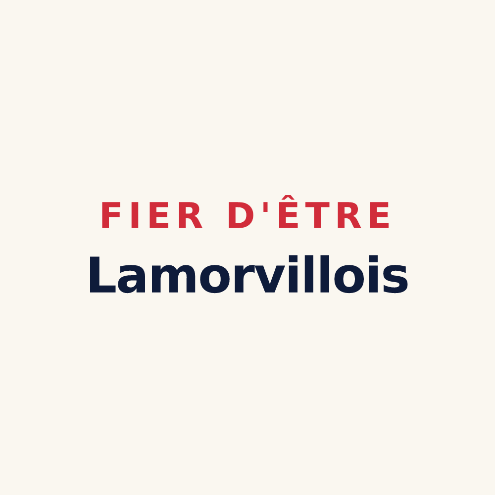 Tasse « Fier d'être Lamorvillois » — design pour Lamorville