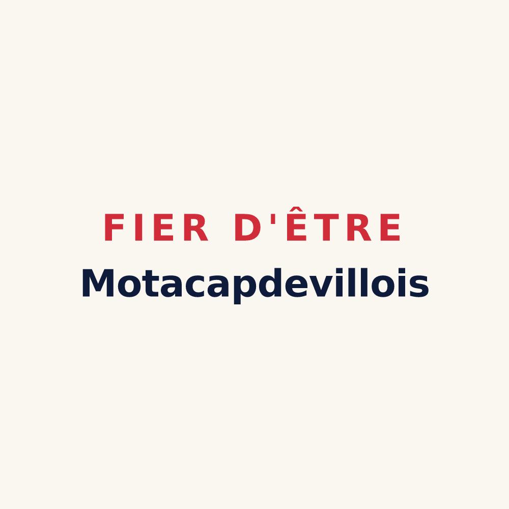 Tasse « Fier d'être Motacapdevillois » — design pour Lamothe-Capdeville