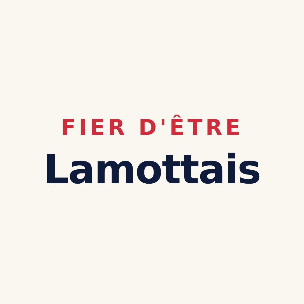 Tasse « Fier d'être Lamottais » — design pour Lamotte-Buleux