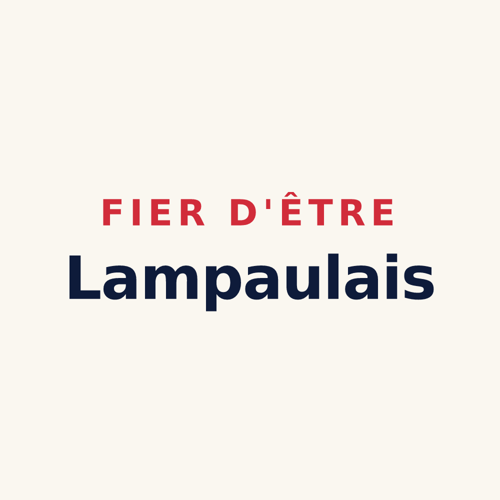 Tasse « Fier d'être Lampaulais » — design pour Lampaul-Ploudalmézeau