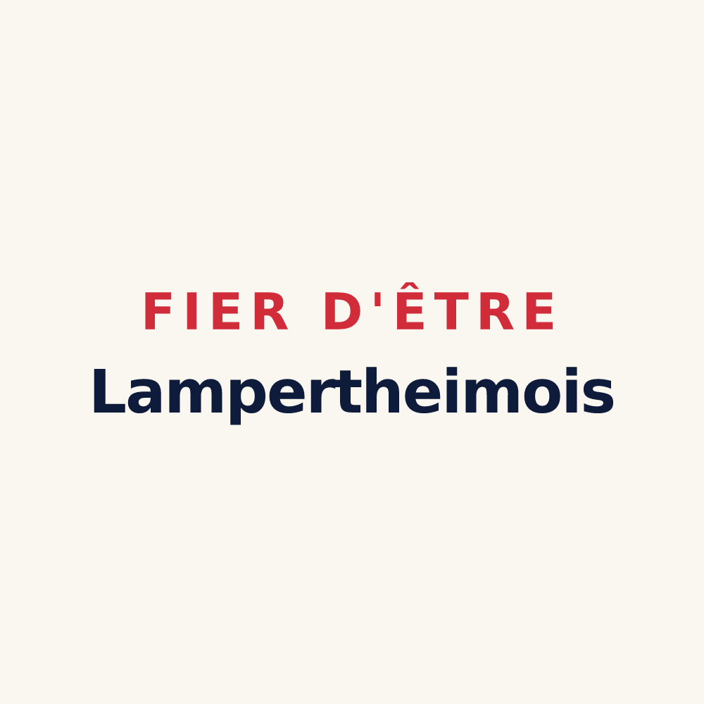 Tasse « Fier d'être Lampertheimois » — design pour Lampertheim