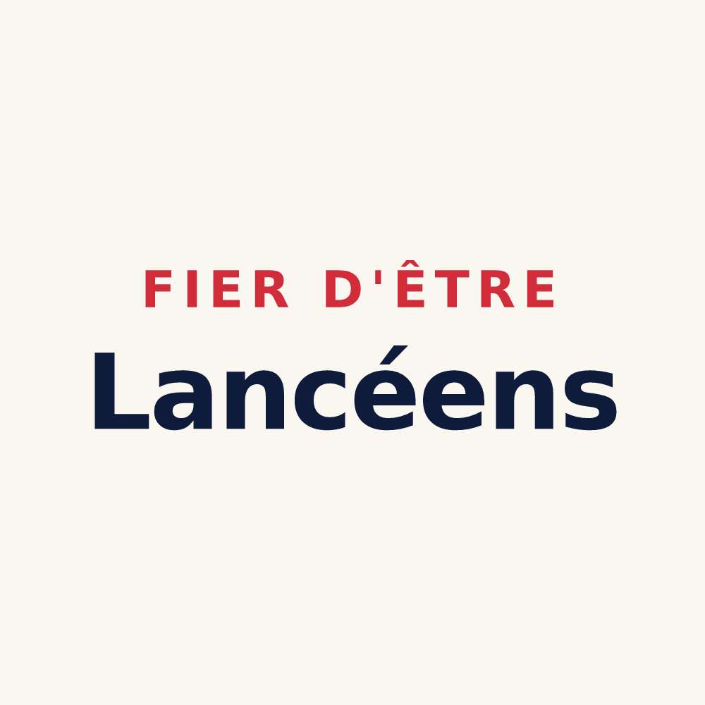 Tasse « Fier d'être Lancéens » — design pour Lancé