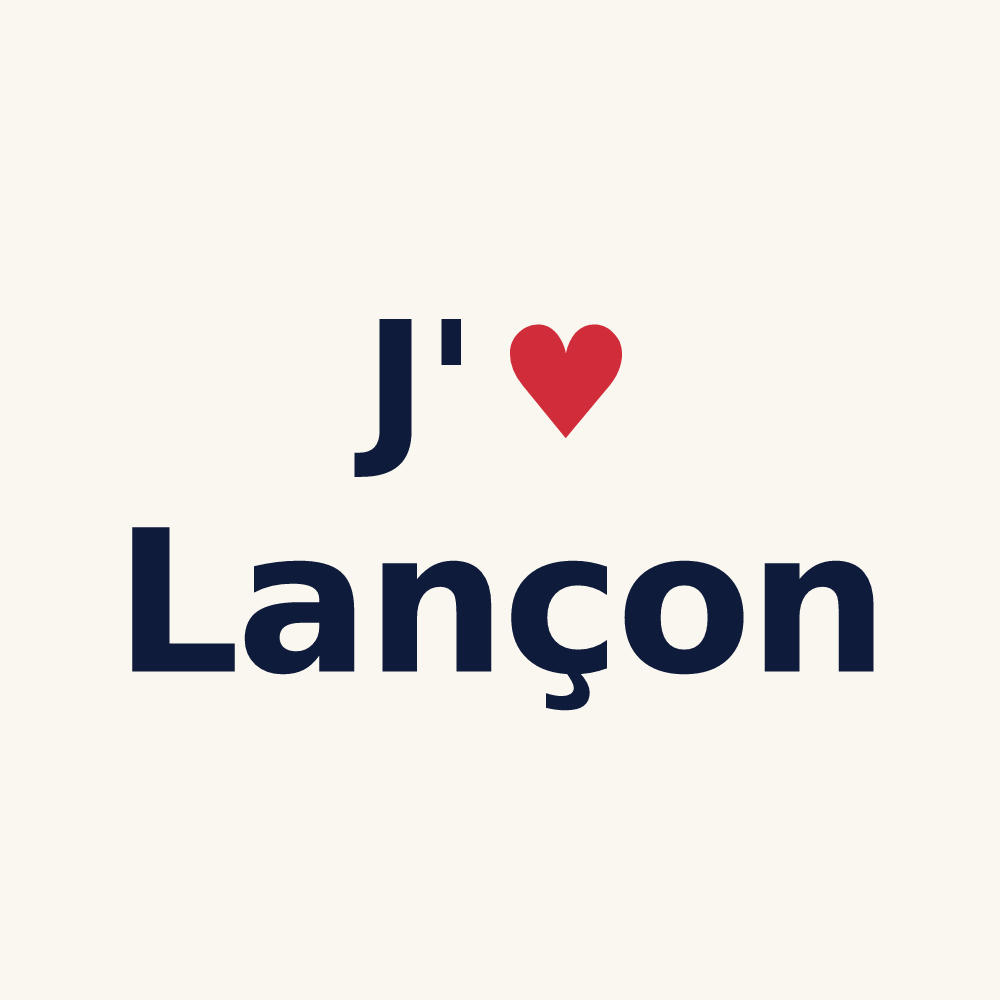 Tasse personnalisée Lançon — design J'aime Lançon