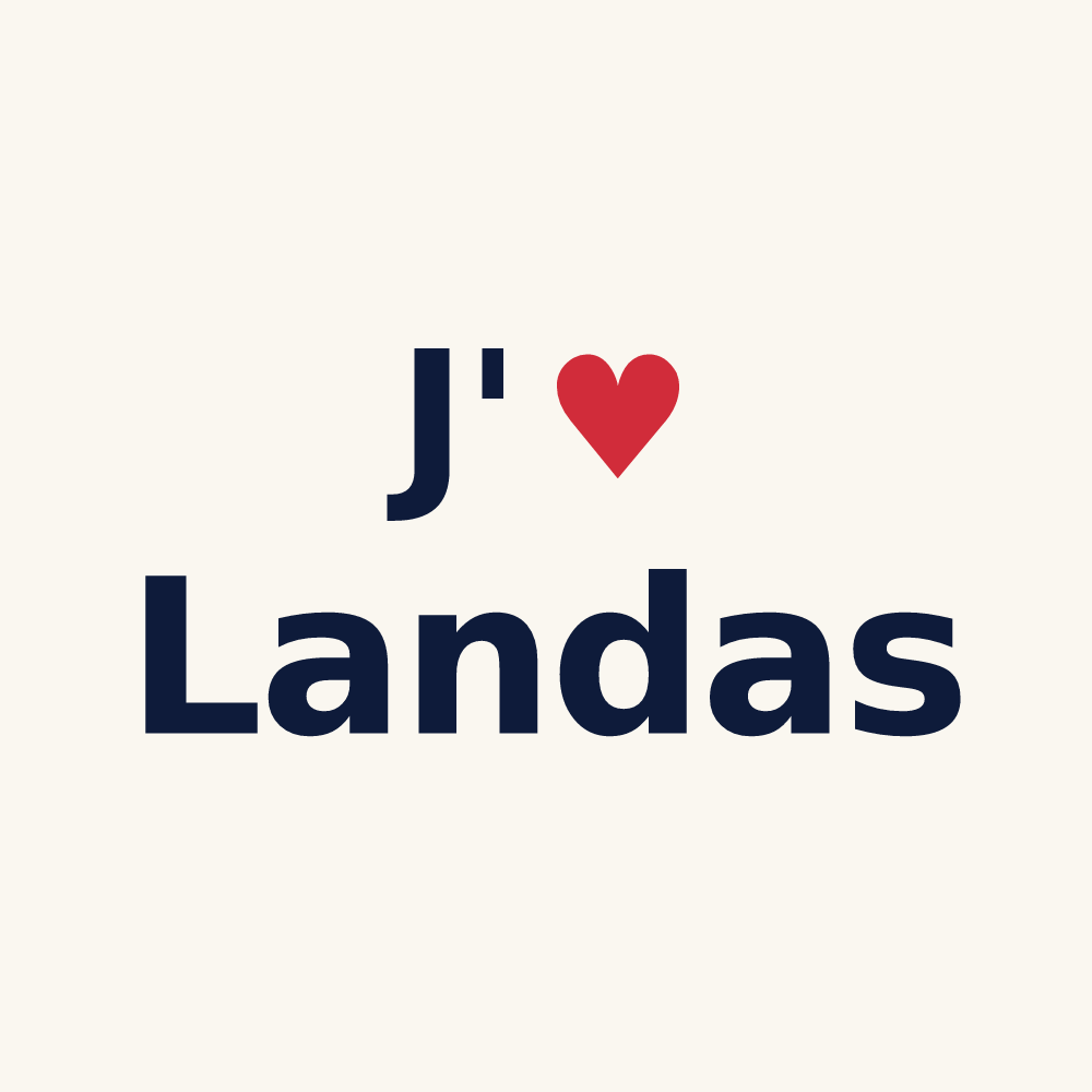 Tasse personnalisée Landas — design J'aime Landas