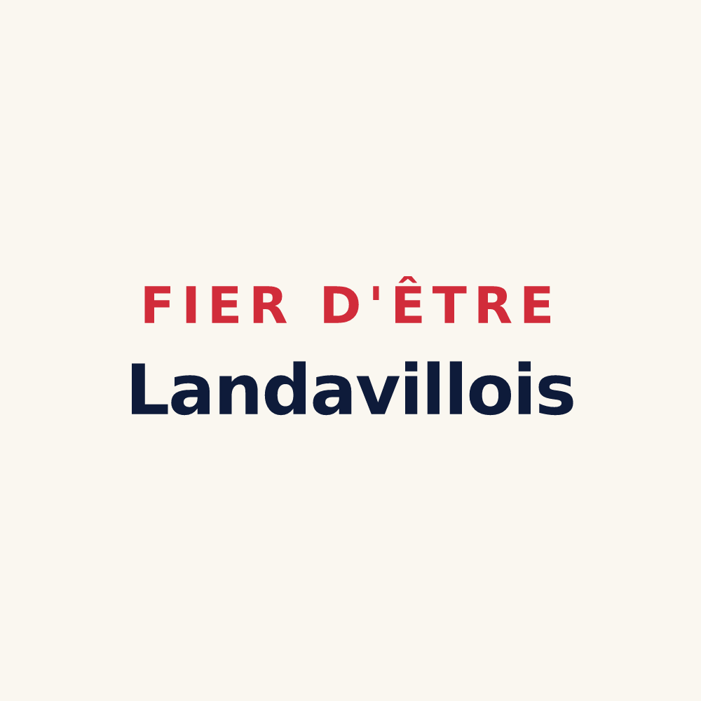 Tasse « Fier d'être Landavillois » — design pour Landaville