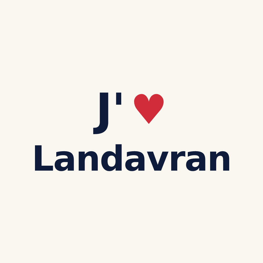 Tasse personnalisée Landavran — design J'aime Landavran