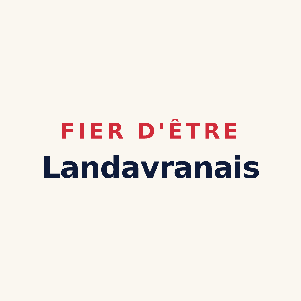 Tasse « Fier d'être Landavranais » — design pour Landavran