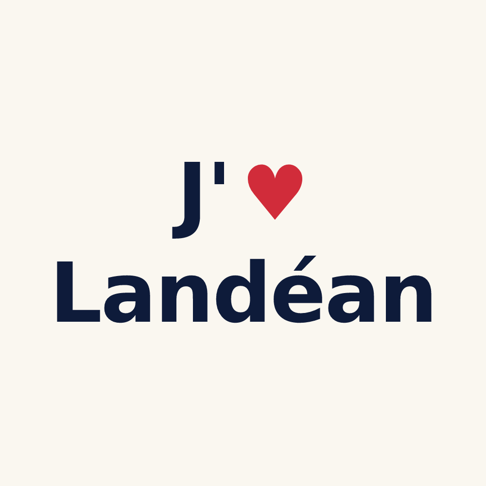 Tasse personnalisée Landéan — design J'aime Landéan