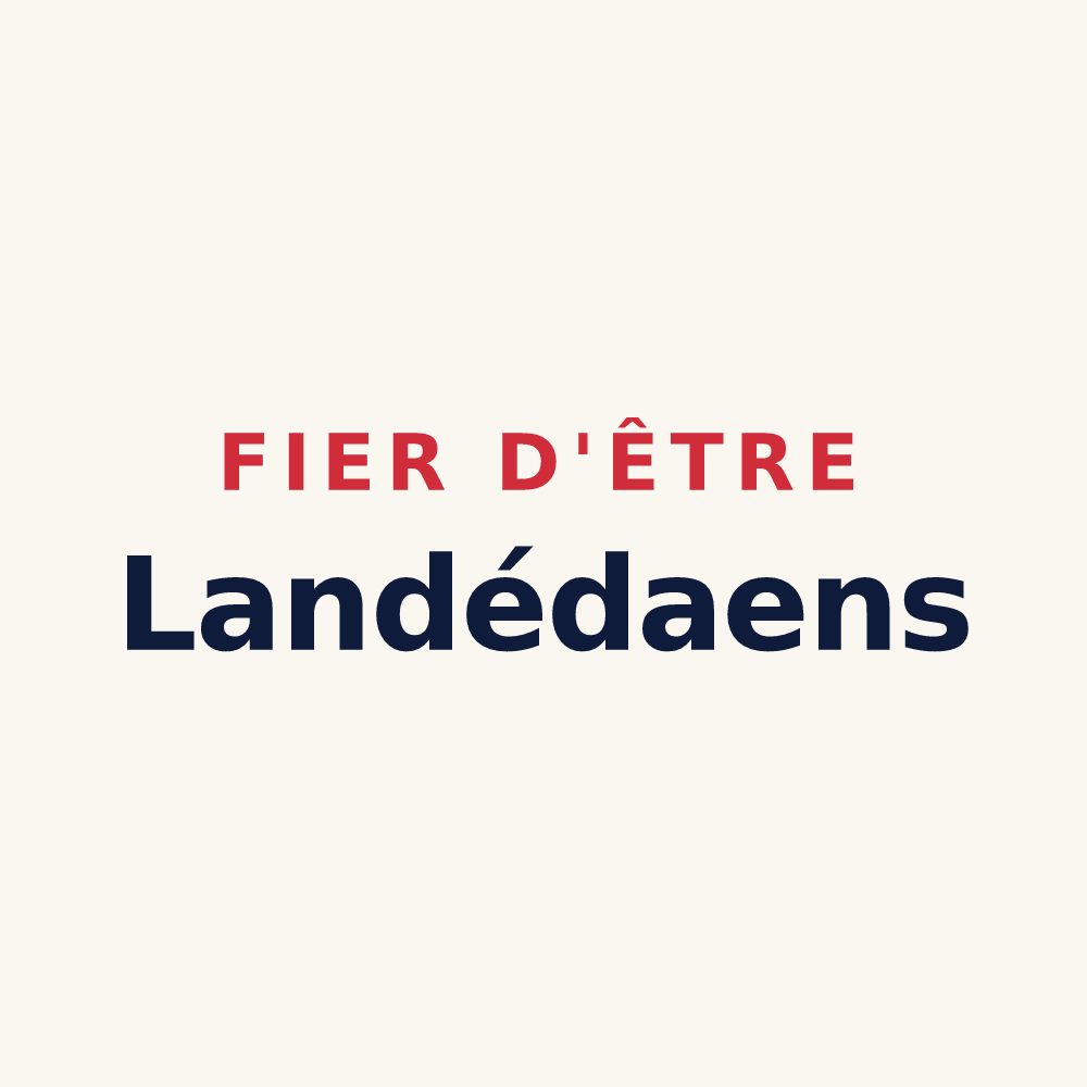 Tasse « Fier d'être Landédaens » — design pour Landéda