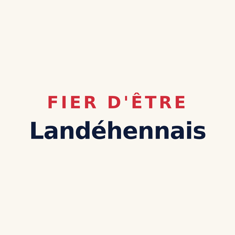 Tasse « Fier d'être Landéhennais » — design pour Landéhen