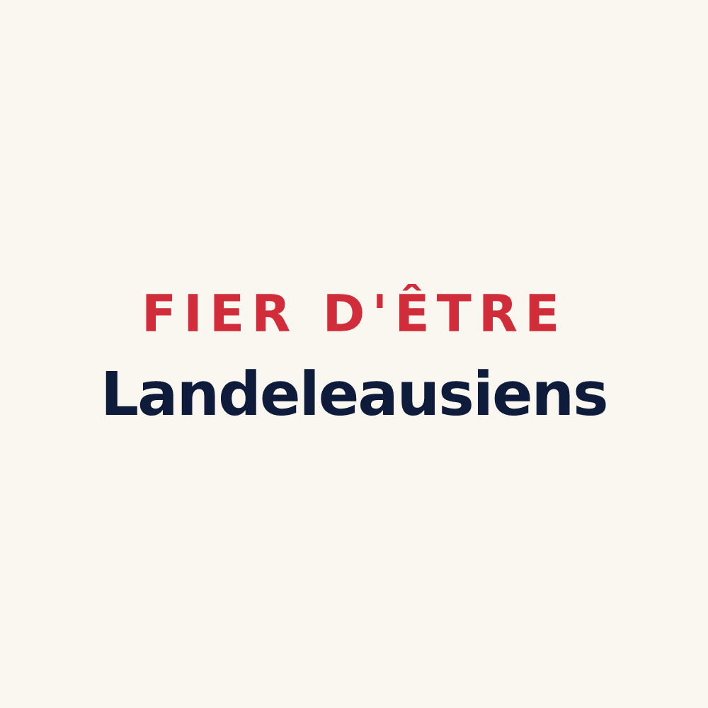 Tasse « Fier d'être Landeleausiens » — design pour Landeleau