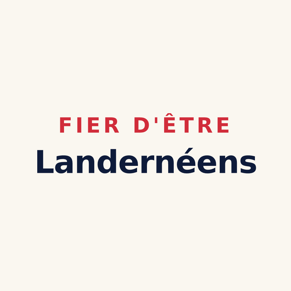 Tasse « Fier d'être Landernéens » — design pour Landerneau