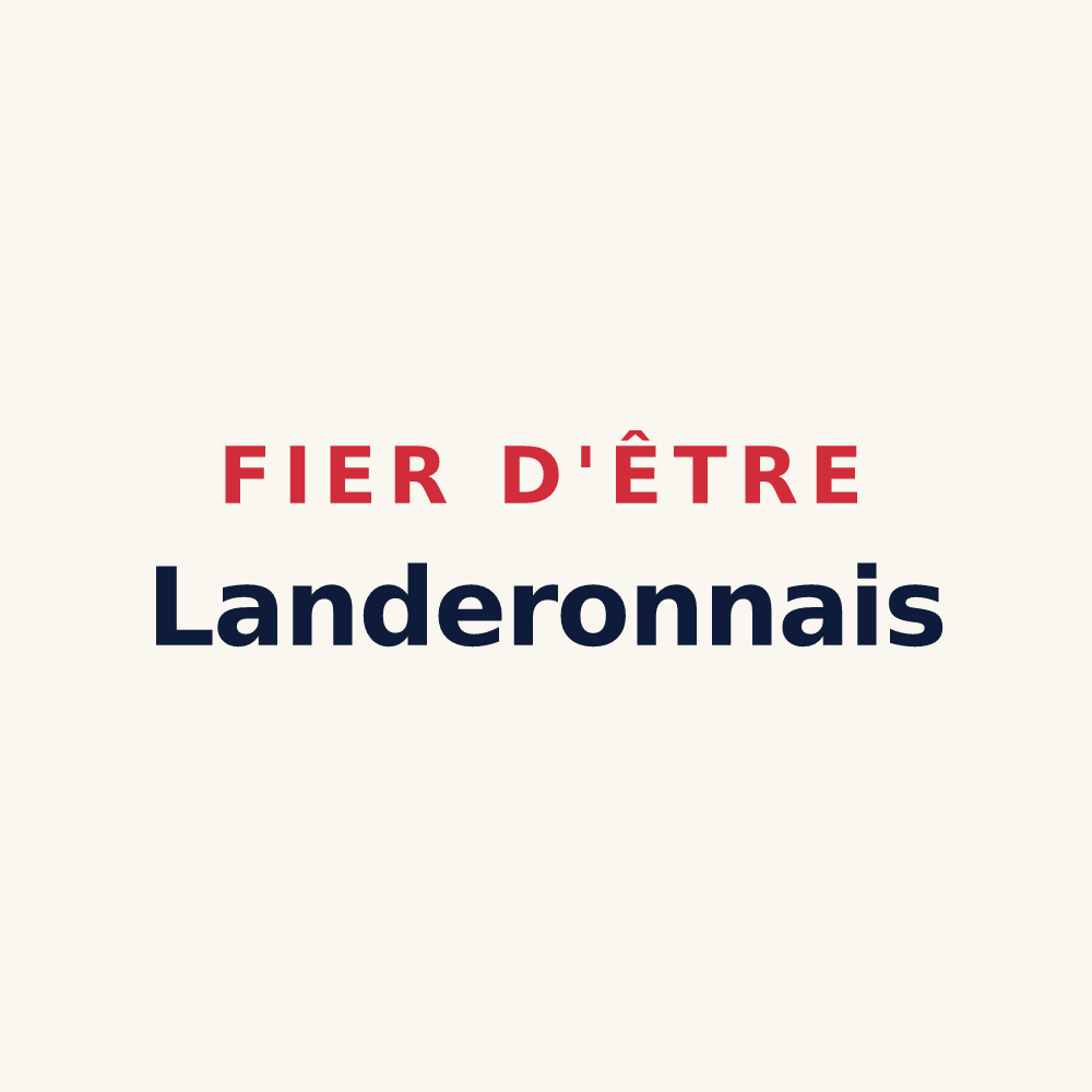 Tasse « Fier d'être Landeronnais » — design pour Landeronde