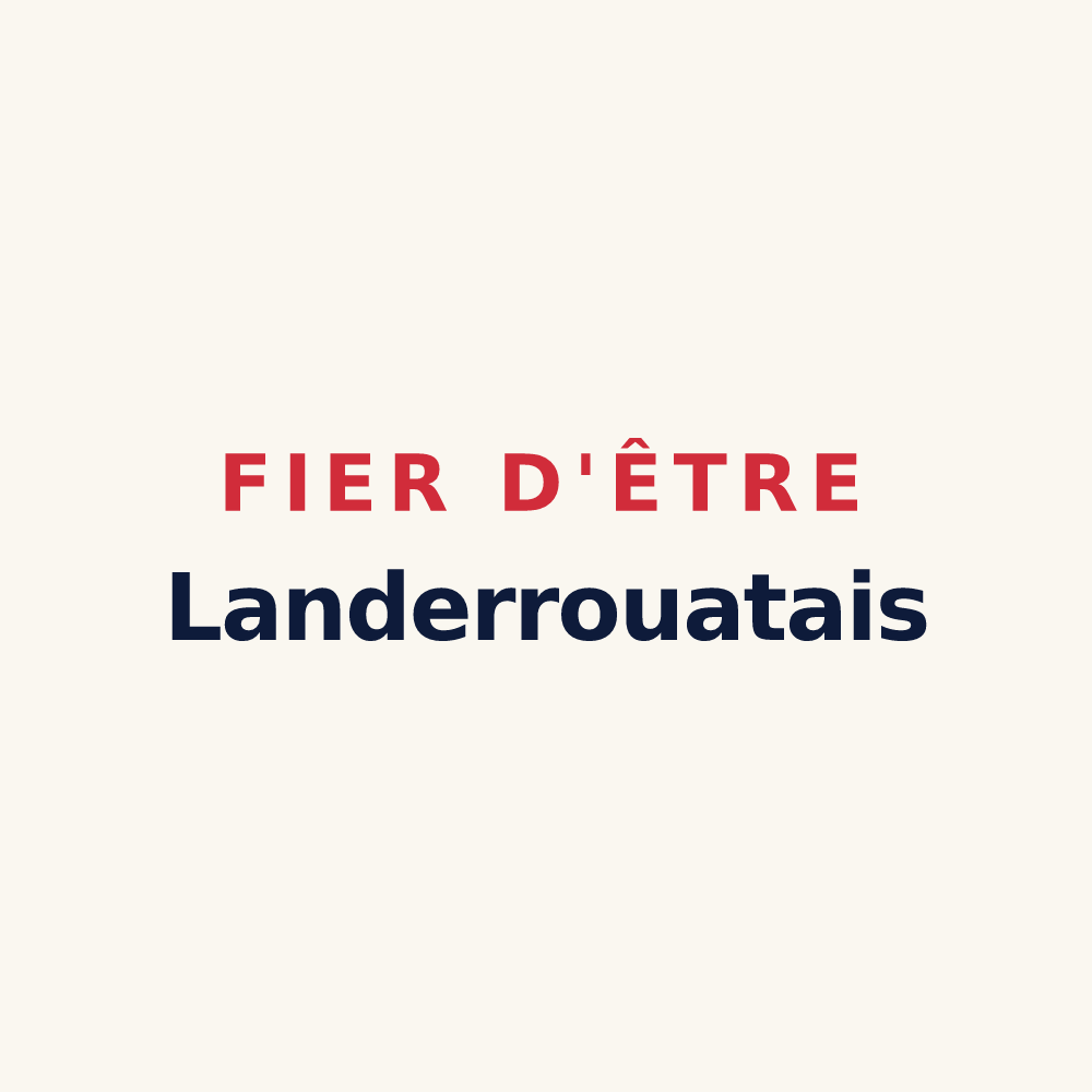 Tasse « Fier d'être Landerrouatais » — design pour Landerrouat