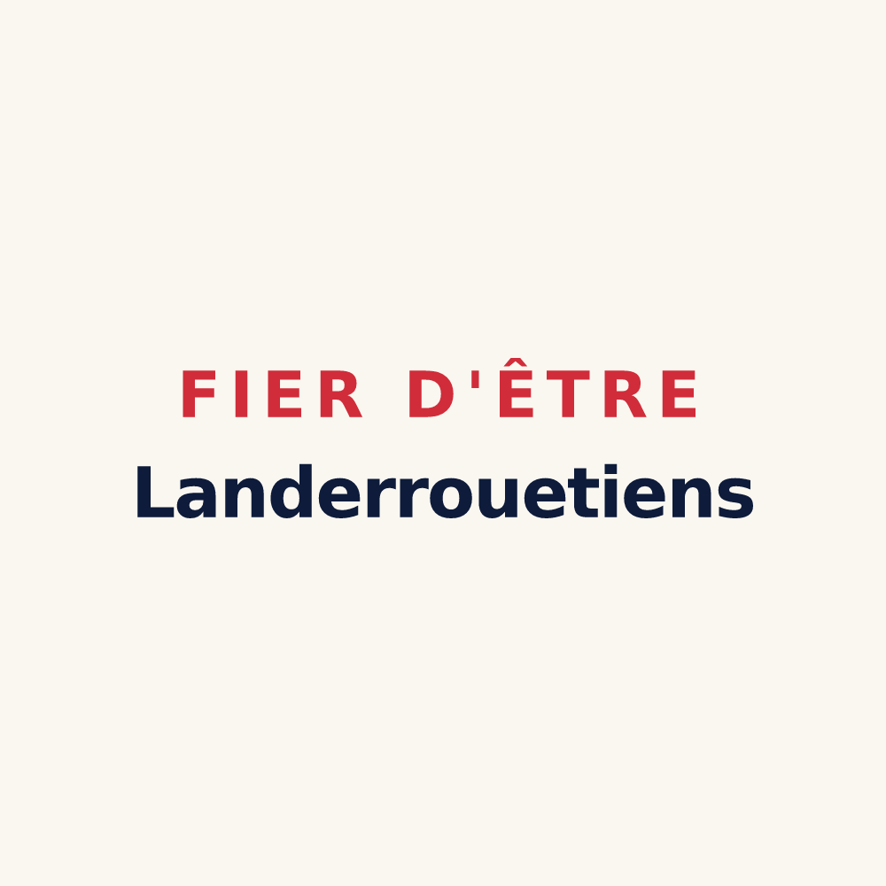Tasse « Fier d'être Landerrouetiens » — design pour Landerrouet-sur-Ségur