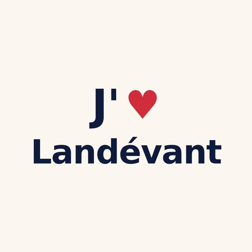Tasse personnalisée Landévant — design J'aime Landévant