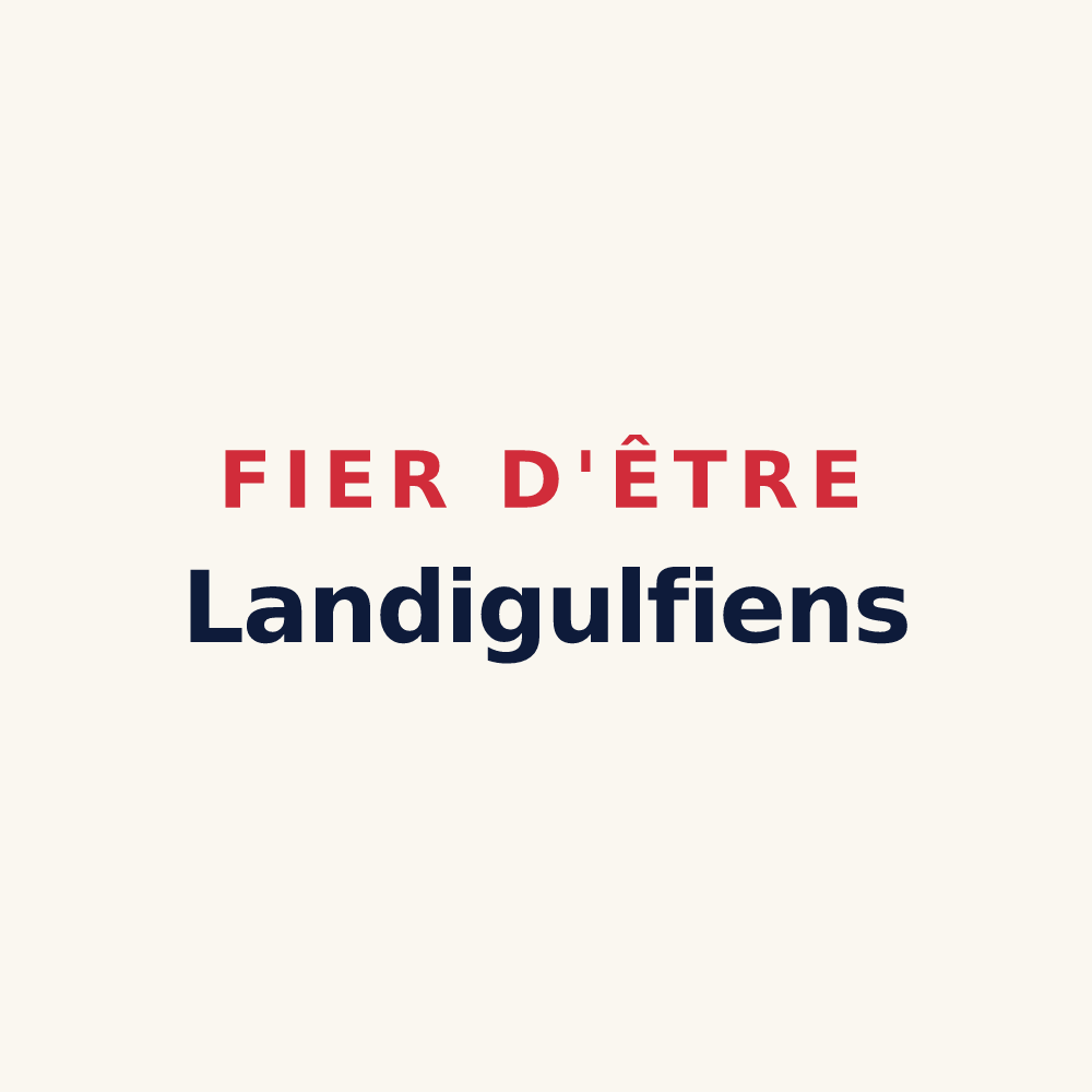 Tasse « Fier d'être Landigulfiens » — design pour Landigou
