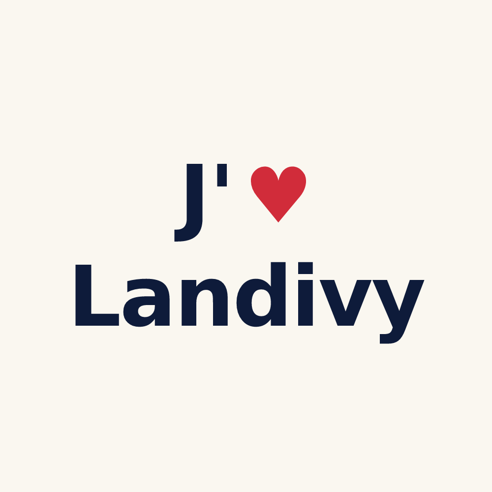 Tasse personnalisée Landivy — design J'aime Landivy
