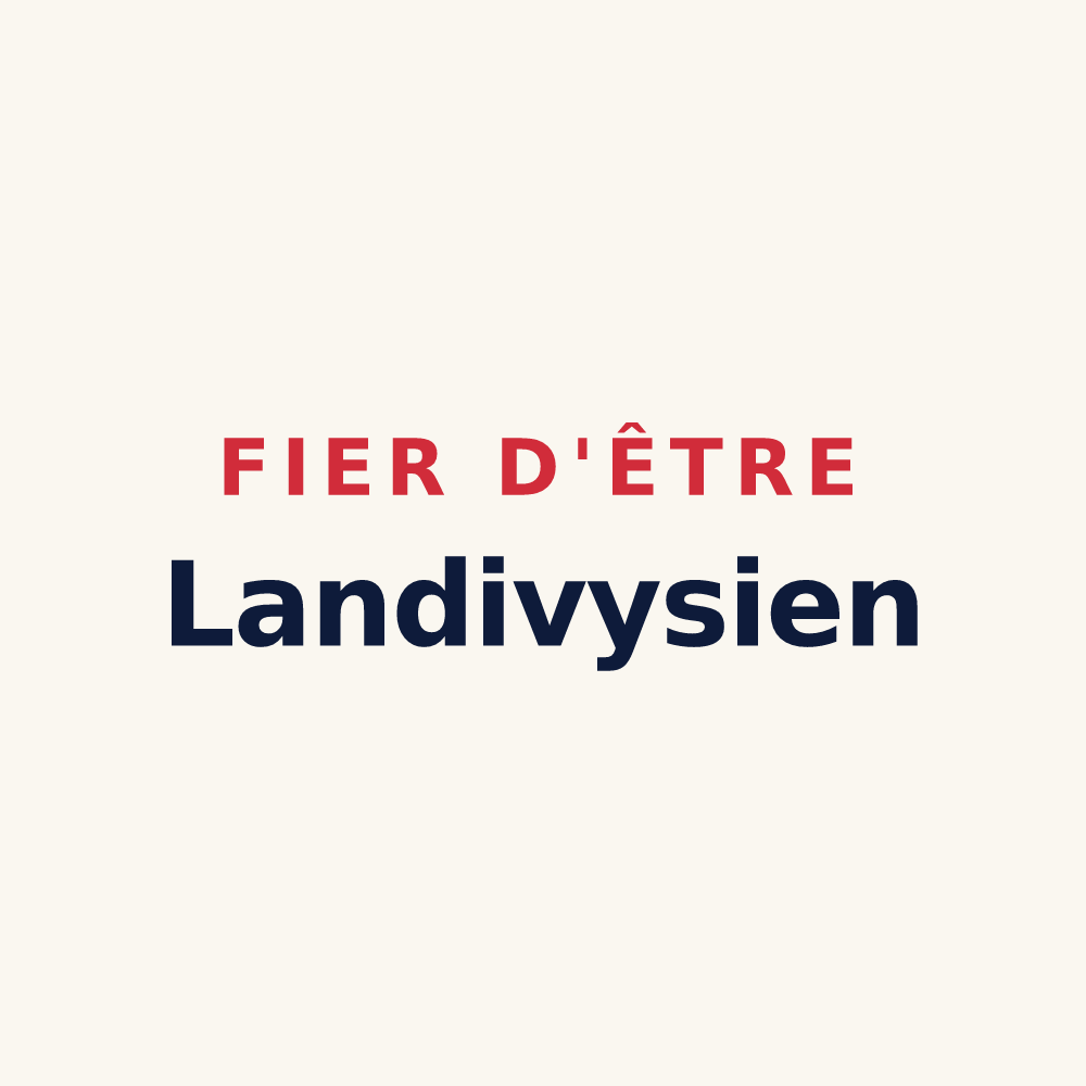 Tasse « Fier d'être Landivysien » — design pour Landivy