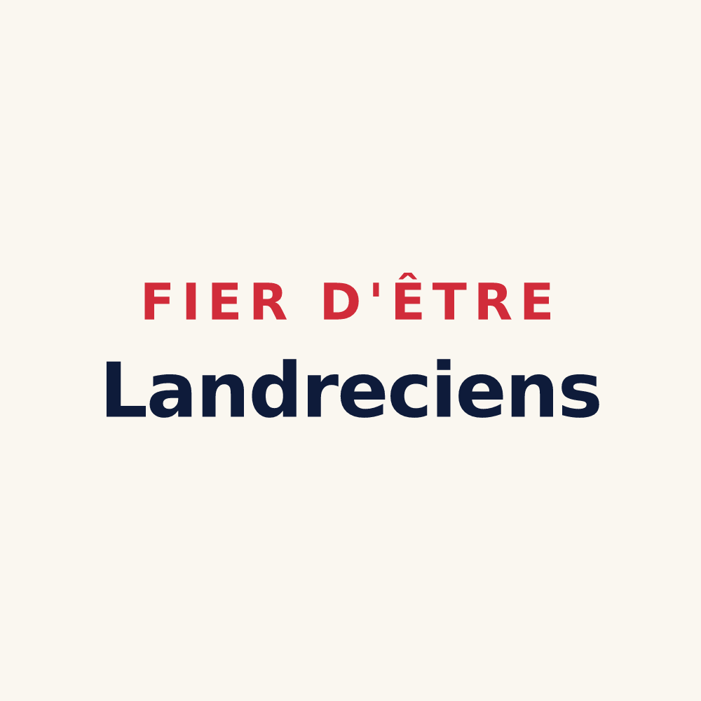 Tasse « Fier d'être Landreciens » — design pour Landrecies