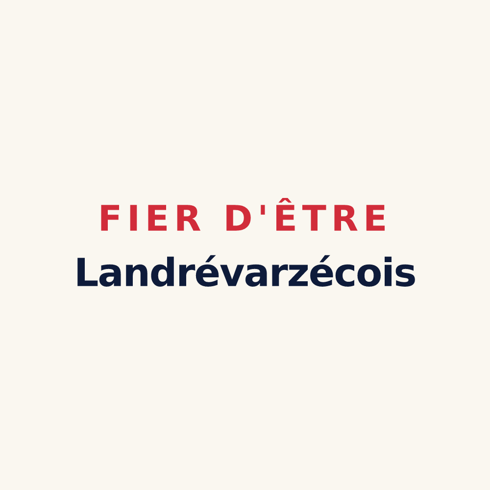 Tasse « Fier d'être Landrévarzécois » — design pour Landrévarzec