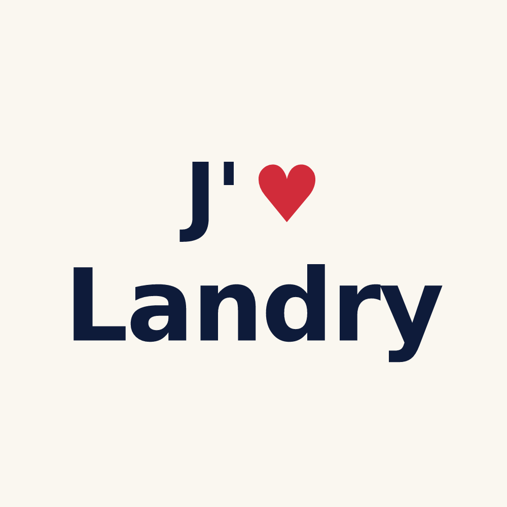 Tasse personnalisée Landry — design J'aime Landry