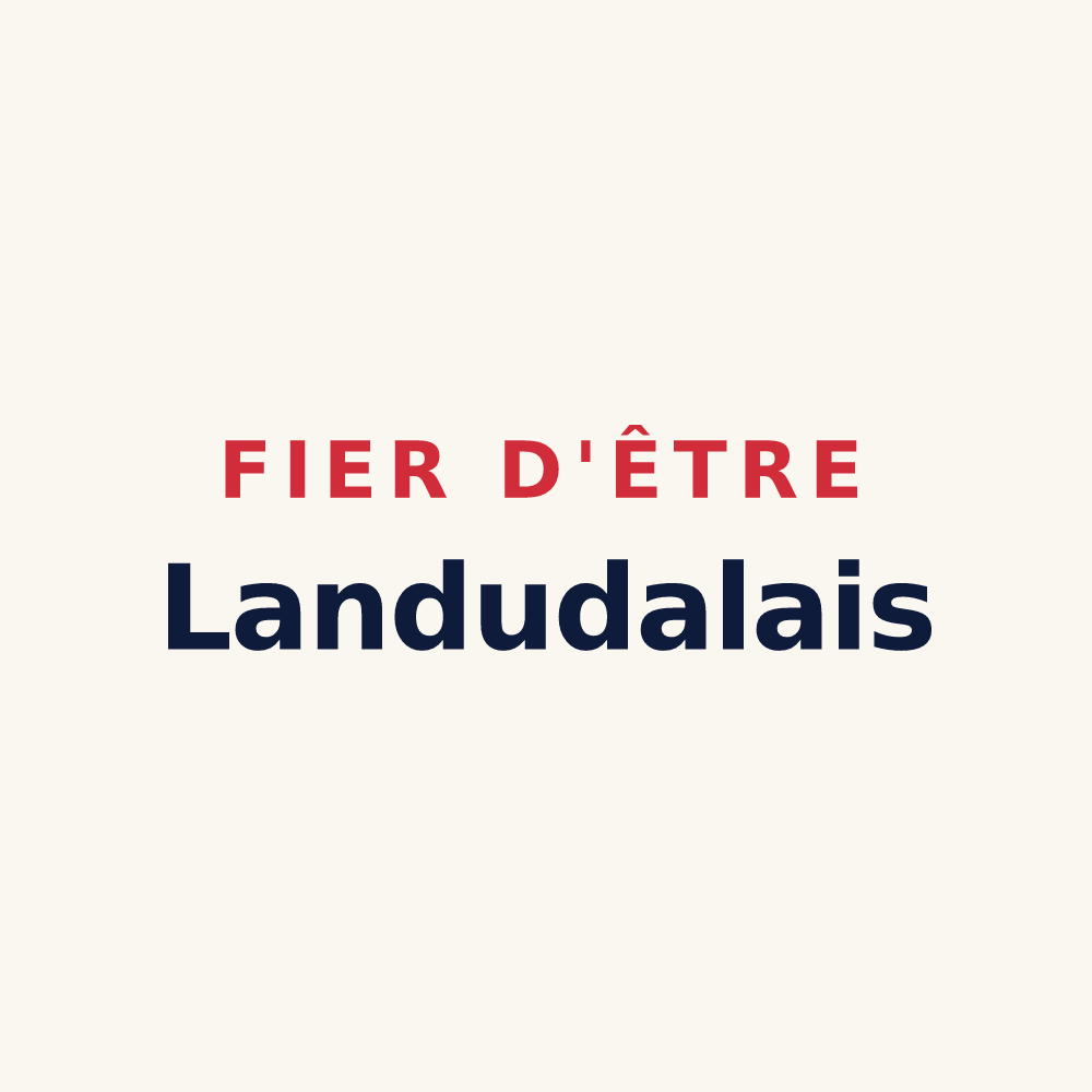 Tasse « Fier d'être Landudalais » — design pour Landudal