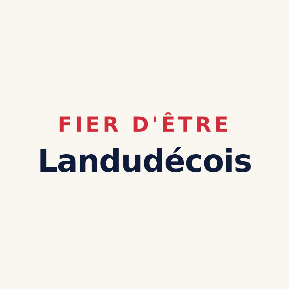 Tasse « Fier d'être Landudécois » — design pour Landudec