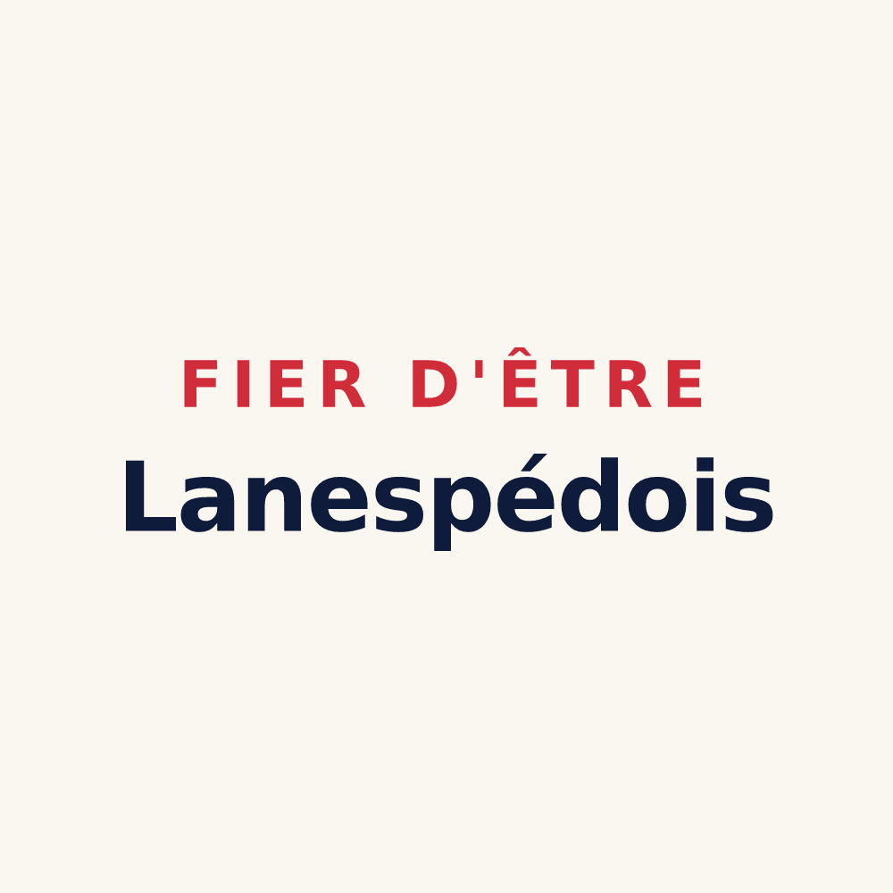 Tasse « Fier d'être Lanespédois » — design pour Lanespède