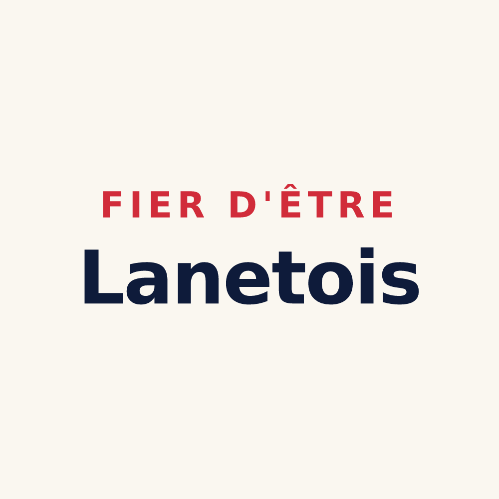 Tasse « Fier d'être Lanetois » — design pour Lanet