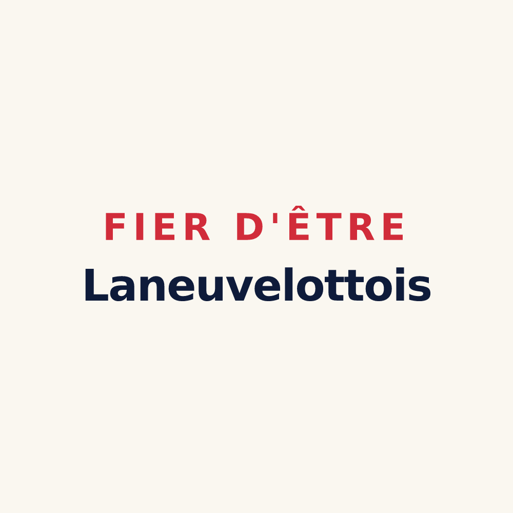 Tasse « Fier d'être Laneuvelottois » — design pour Laneuvelotte