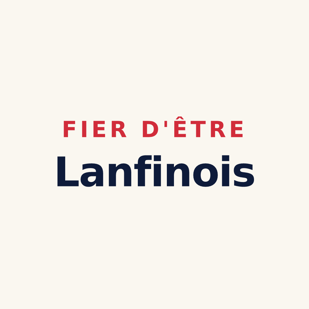 Tasse « Fier d'être Lanfinois » — design pour Lanfains