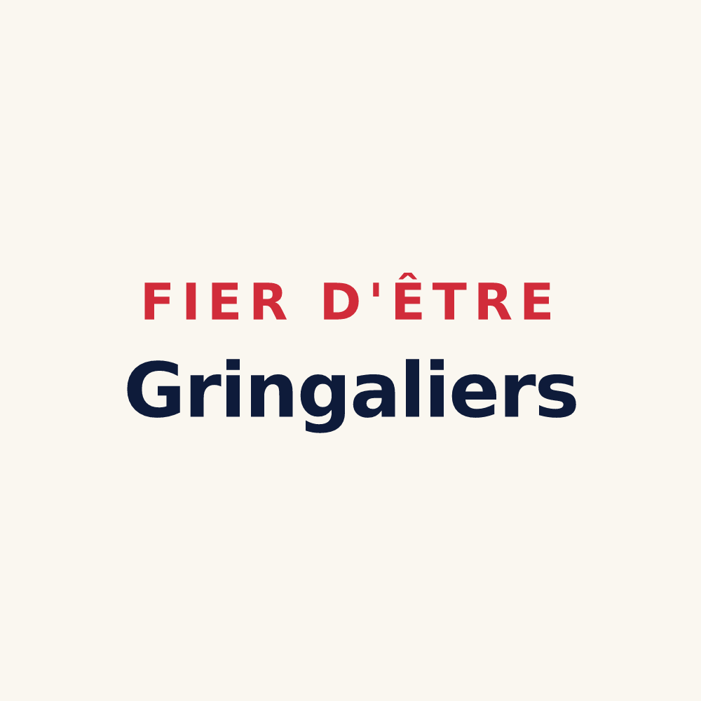 Tasse « Fier d'être Gringaliers » — design pour Lanfroicourt